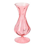 Стеклянная ваза Del Vetro - Belluno 19 см розовая