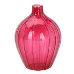 Стеклянная ваза-подсвечник Amberg 8 см пурпурная