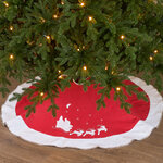 Юбка для елки Рождественские Сани 120 см