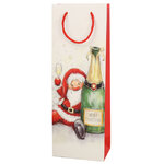 Подарочный пакет Noel de Luxe - Рождественский Тост 36*13 см