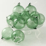 Набор стеклянных шаров Isola Verde 8 см, 12 шт