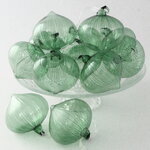 Набор стеклянных елочных игрушек Isola Verde 8 см, 12 шт, подвеска