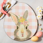 Пасхальное блюдо Цветочный Зайка 35*29 см