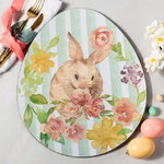 Пасхальное блюдо Цветочный Кролик 35*29 см