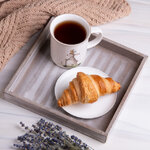 Деревянный поднос Прованс 25*25 см