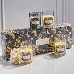 Набор ароматических свечей в стакане Finneoly - Jungle Safari 6 см, 4 шт, в подарочной упаковке
