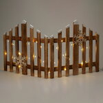 Декоративный забор для елки Lorweg 76*38 см, с подсветкой, на батарейках,  таймер, IP20