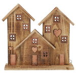 Домик с подсветкой Doppelhaus - Блэквуд 29 см