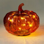 Светящаяся фигурка Тыква Dunkeld 13 см оранжевая, таймер, на батарейках