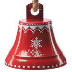 Елочная игрушка Колокольчик - Winter Wishes 14 см красный, подвеска