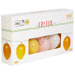 Светодиодная гирлянда на батарейках Пасхальные Яйца 1.35 м, 10 теплых белых LED ламп, таймер, IP20