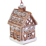 Елочная игрушка Пряничный Домик - Sweet Storm 6 см