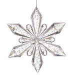 Елочная игрушка Снежинка - Maclaren Silvo 12 см, подвеска