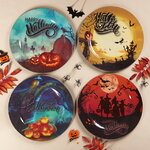Набор пластиковых тарелок Autumn Madness 33 см, 4 шт