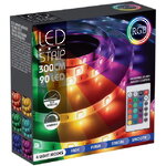 Светодиодная лента Koopman 3 м, 90 RGB LED ламп, пульт управления, диммер, на клеевой основе, IP44