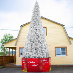 Искусственная белая елка Альпийская 3 м, ЛЕСКА