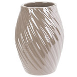 Керамическая ваза Amicitia 16 см жемчужная