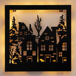 Настенное украшение Светильник Devizes 32 см, 20 теплых белых LED ламп, на батарейках, таймер