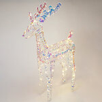 Светодиодная фигура Олень Astrid 80 см, 200 теплых белых микро LED ламп, таймер, IP44