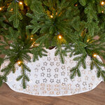 Юбка для елки Золотистые Звездочки 90 см