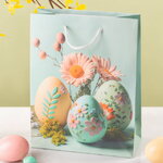 Подарочный пакет Пасхальные яйца 23*17 см