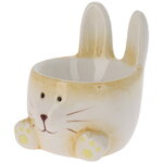 Подставка для пасхального яйца Кролик Питер 7*6 см желтая