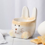 Подставка для пасхального яйца Кролик Питер 7*6 см желтая