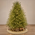 Искусственная елка с лампочками Арко Elite 240 см, 2090 теплых белых LED ламп, ЛИТАЯ 100%