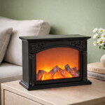 Светодиодный камин Фредегаст 33*24 см, на батарейках