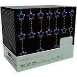 Светодиодная гирлянда бахрома Звездопад Estelar 2*2 м, 415 разноцветных LED ламп, контроллер, таймер, IP44