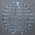 Светодиодный шар Bright Ball 40 см, 240 холодных белых LED ламп, таймер, IP44