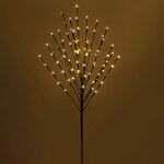 Светодиодное дерево Лейтон 110 см, 80 теплых белых LED ламп, на батарейках, таймер, IP44