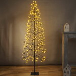 Светящаяся елка Бруклин 180 см, 400 теплых белых LED ламп, IP44