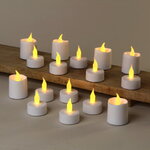 Набор светодиодных чайных свечей Торжество 1.8-4 см, 16 шт, на батарейках
