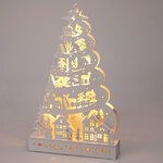 Светодиодная фигура Елка Sudbury 45 см, 15 теплых белых LED ламп, на батарейках, таймер