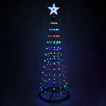 Светодиодная елка Radianta 150 см, 154 RGB LED ламп, пульт управления, контроллер, IP44