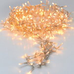 Светодиодная гирлянда Koopman Snake Comfort Basic 36 м, 1800 экстра теплых белых LED ламп, прозрачный ПВХ, контроллер, таймер, IP44