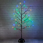 Светящееся дерево Сказочная Липа 60 см, 48 разноцветных мини LED ламп, на батарейках