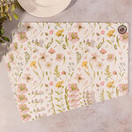 Набор плейсматов Gentle Garden 44*29 см белые, 4 шт