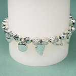 Украшение для свечи Mulhouse 9 см, серебряное