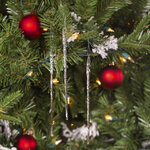 Набор стеклянных елочных игрушек Сосульки Кутара 19 см, 6 шт, подвеска