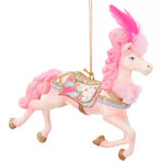 Елочная игрушка Лошадка Арабель - Circus Birthday 12 см