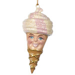 Елочная игрушка Мороженое Малиновый Миф - Cabriolet a Glace 10 см, подвеска