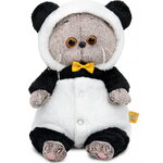 Мягкая игрушка Кот Басик Baby в кигуруми Панда 20 см