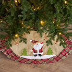 Юбка для елки Мистер Клаус ловит снежинки 90 см