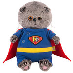 Мягкая игрушка Кот Басик Baby в костюме супермена 20 см