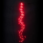 Гирлянда Лучи Росы 20*1.5 м, 350 красных MINILED ламп, серебряная проволока