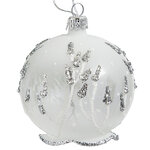 Стеклянный елочный шар Ивушка 7 см