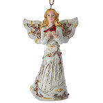 Елочная игрушка Лесной Ангел - блондинка 13 см, подвеска