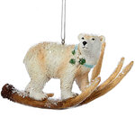 Елочная игрушка Медведь - Северное Чудо 10 см, подвеска